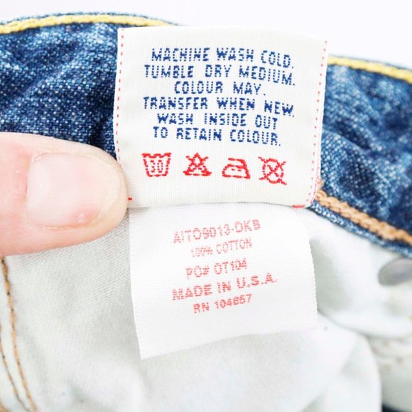 AG Adriano Goldshmied The Gemini Denim Blue Jeans - Picture 12 of 14